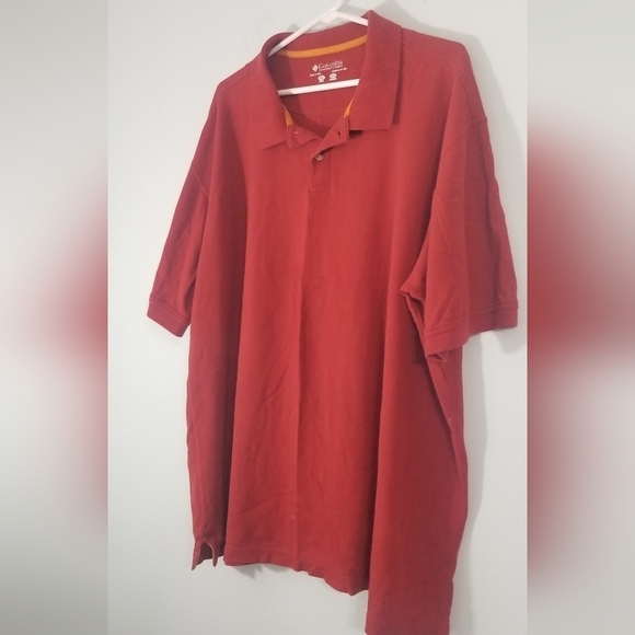 Columbia Mens Plus Size Polo Collared Tee. Short Sleeve. Size XXL. 100% Cotton. - Picture 2 of 6